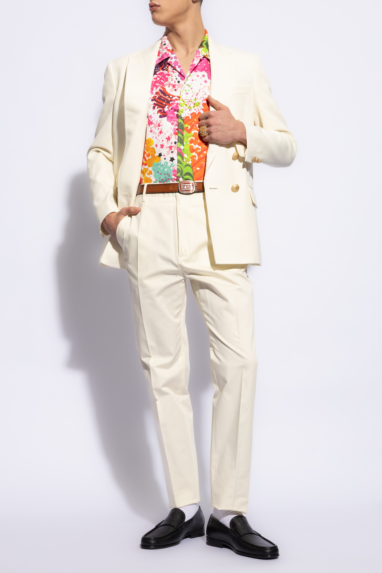 楽天市場】DSQUARED2 ディースクエアード 長袖シャツ S74DM0647